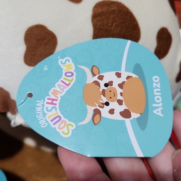 Alonzo the Longhorn Cow Squishmallow 8 ih - Picture 3 of 4